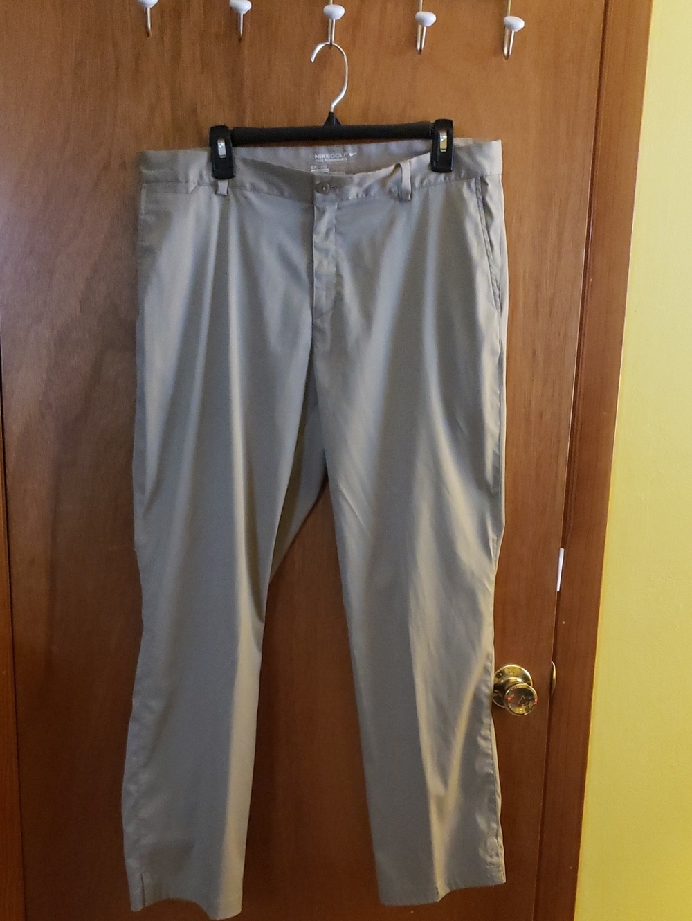 Nike Tan Golf Tour Performance Pants Dri-Fit Matetial 35x32